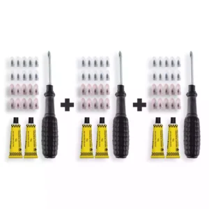 3 Kit Tornillo de Emergencia Rápida